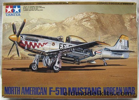 Tamiya 1/48 F-51D Mustang Korean War - With Eagle Strike Decals And FastFrames Mask Set - 'Was That Too Fast' from 12th FBS 18th FBG / 'Buckeye Blitz IV / Red Eraser' Capt. J.W. Rogers 36 FBS 8th FBG, 61044-1800 plastic model kit